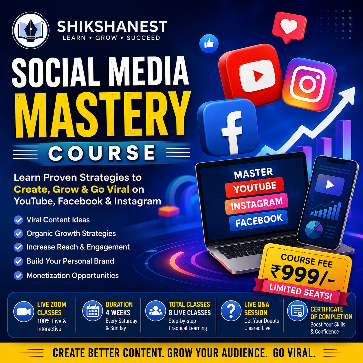 Social Media Mastery Course