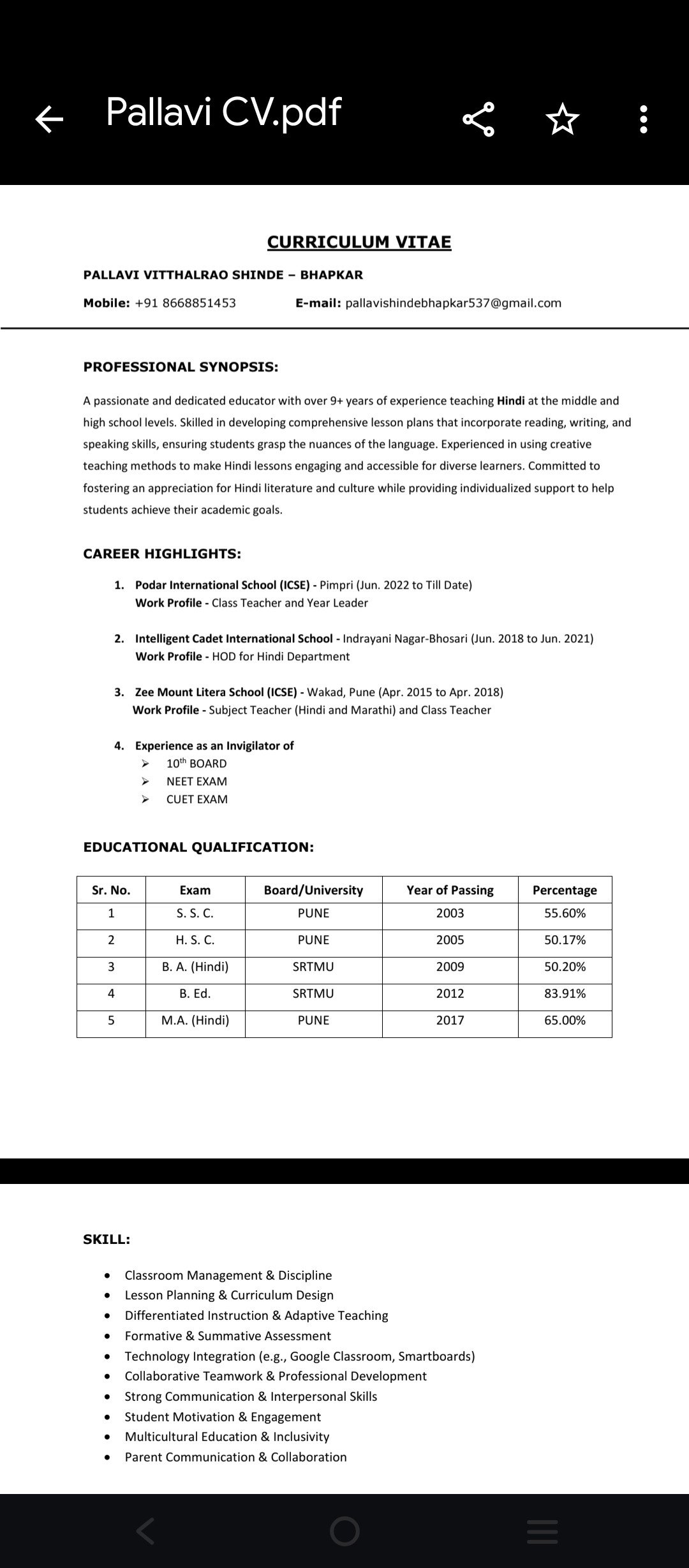 Pallavi Sachin Bhapkar